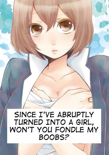 totsuon totsuzen onnanonko ni natta no de ore no oppai monde mimasen ka totsuon since i x27 ve abruptly turned into a girl won x27 t you fondle my boobs ch 1 3 cover