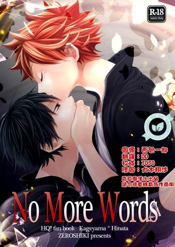 no more words cover